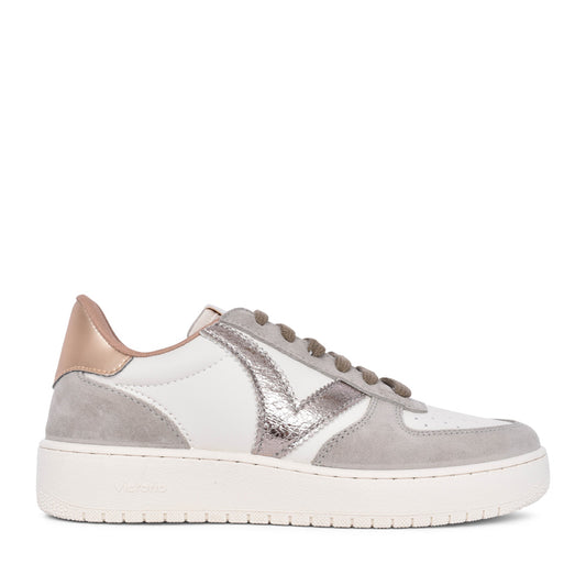 Ladies 1258222 Madrid Laced Trainer In Khaki