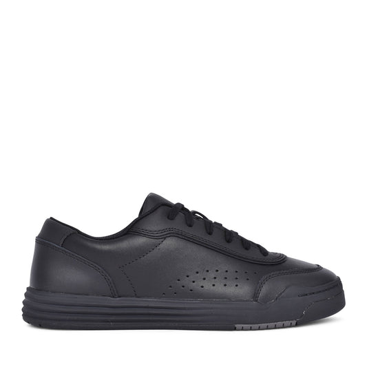 Boys Urban Solo Older Black Leather Laced Shoe In Kids G Fit