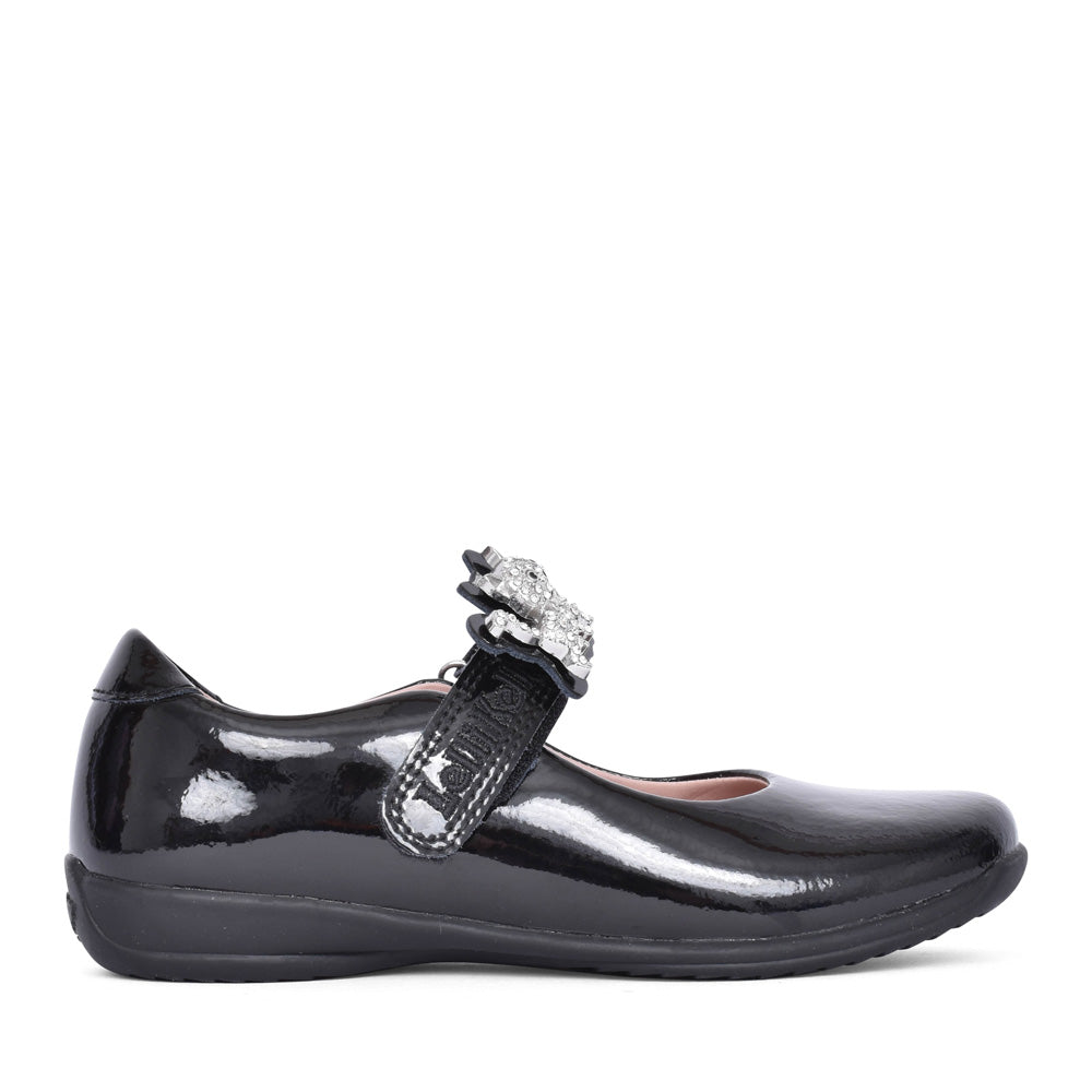 Girls Lk8610 Sadie 2 F-fit Mary Jane Shoe In Blk Patent