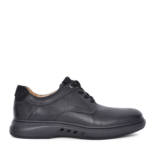 Mens Un Briley Pace H-fit Laced Shoe In Black