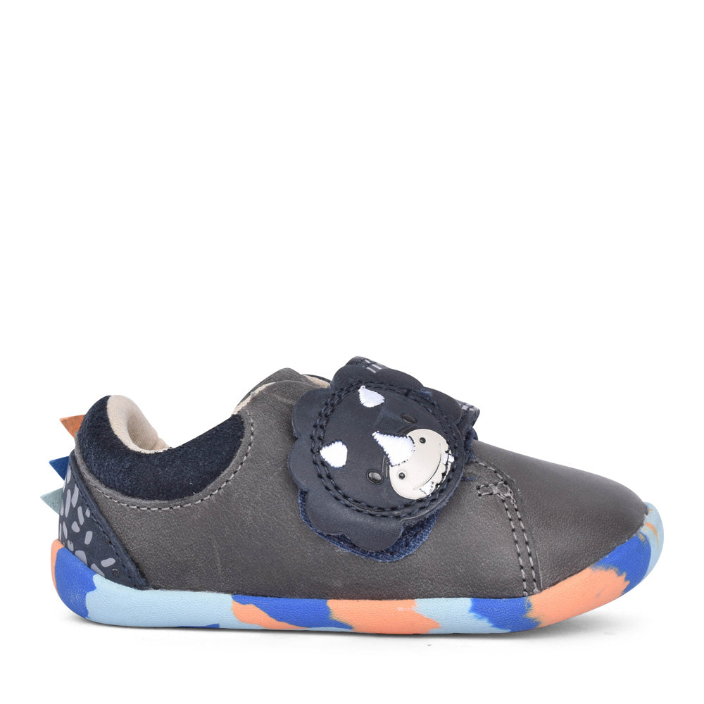 Roamer Tri Grey & Velcro Shoe G Fit