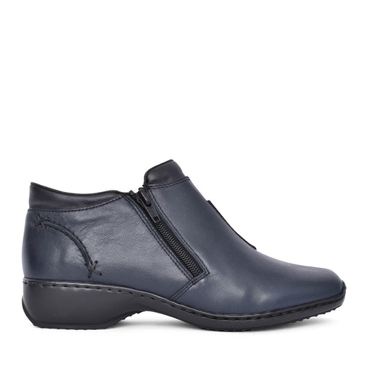 Ladies L3882 Ankle Boot In Navy