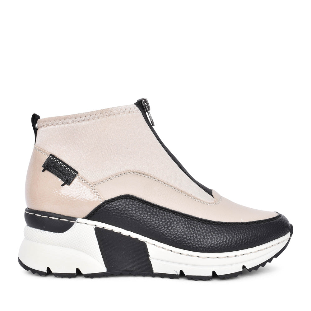 Ladies N6352 Ankle Boot In Beige