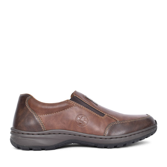 Mens 03354 Slip-on Shoe In Dark Brown