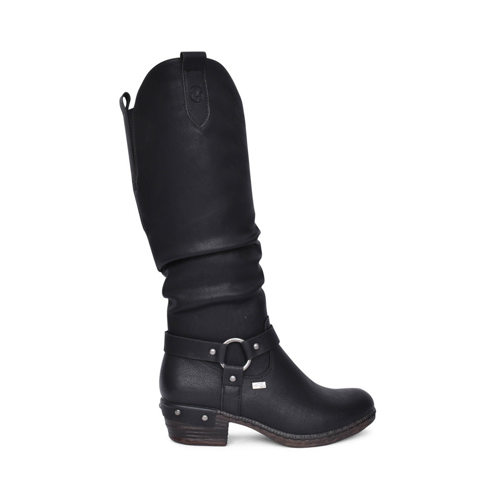 Ladies 93670 Tex Long Leg Boot In Black