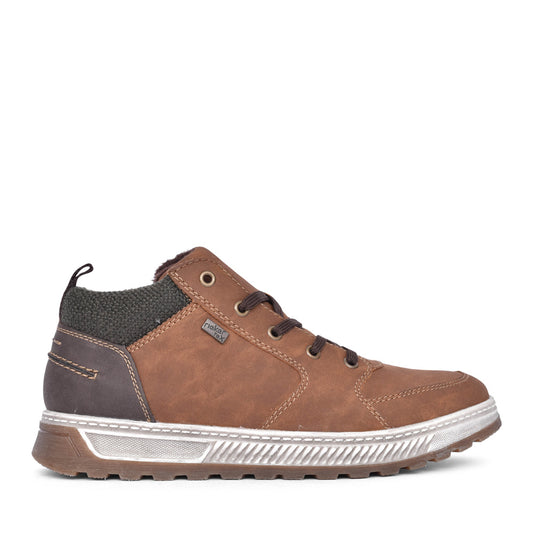 Mens 37011 Tex Laced Ankle Boot In Brown