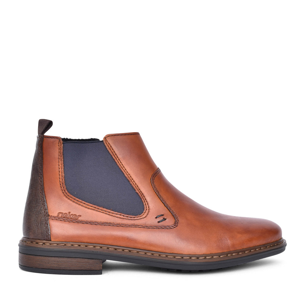 Mens 17654 Chelsea Ankle Boot In Tan