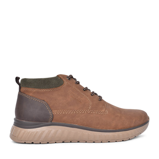 Mens B0603 Laced Ankle Boot In Brown