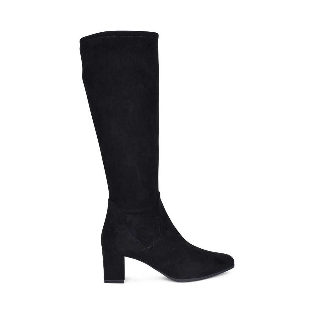 Ladies 9-25547 Long Leg Boot In Black
