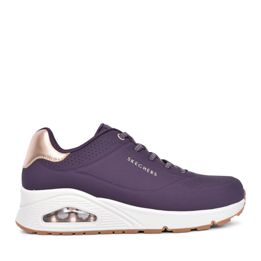 Ladies 155196 Uno Shimmer Away Trainer In Purple