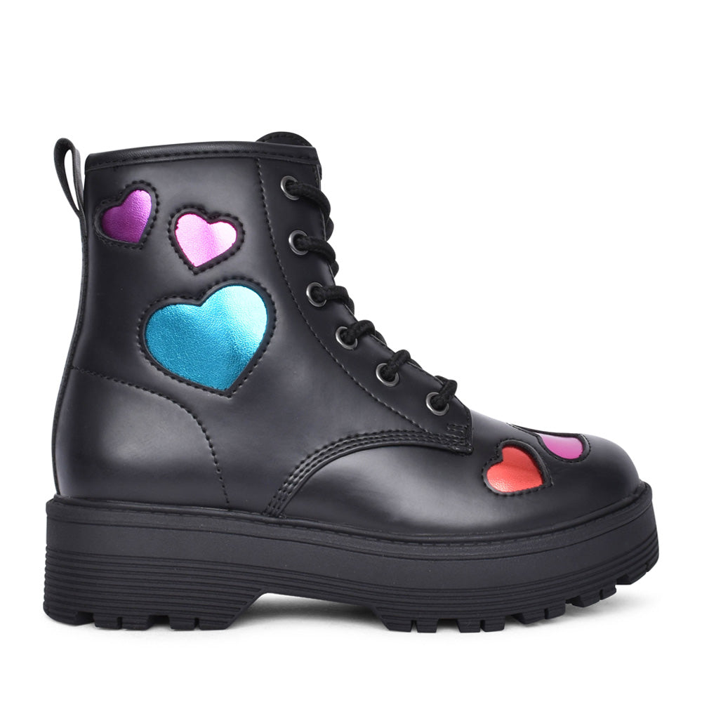 Girls 303409l Gravlen Hi Lace Up Boot In Black