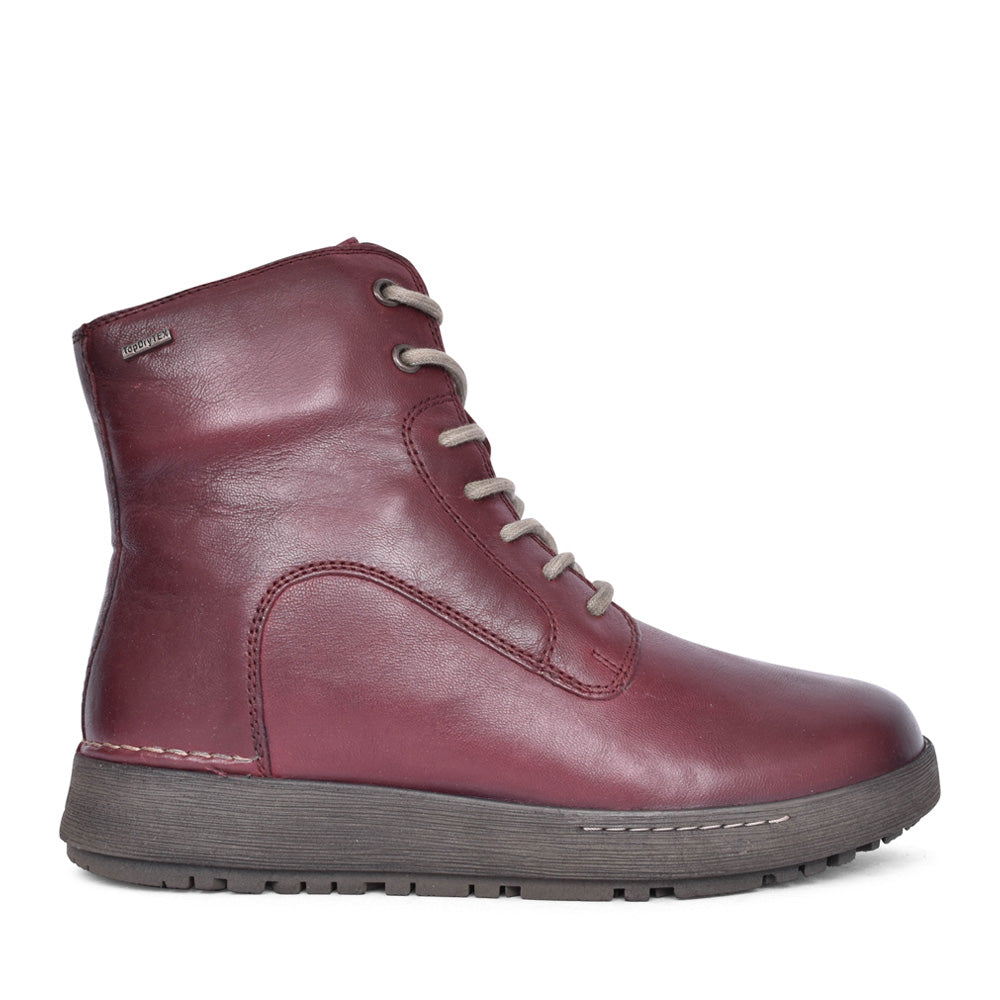 Ladies 95651 Anna 51 Laced Ankle Boot In Plum