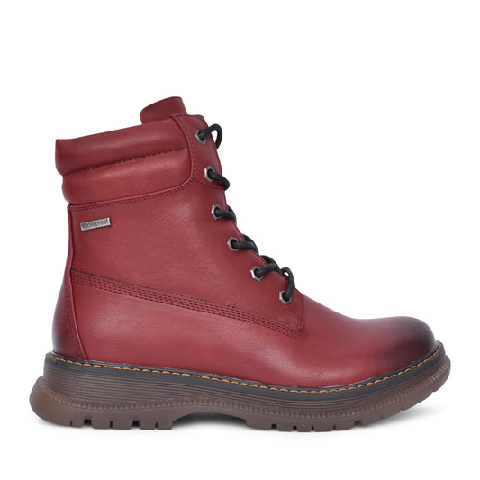 Ladies 769521 Peyton 01 Laced Ankle Boot In Red