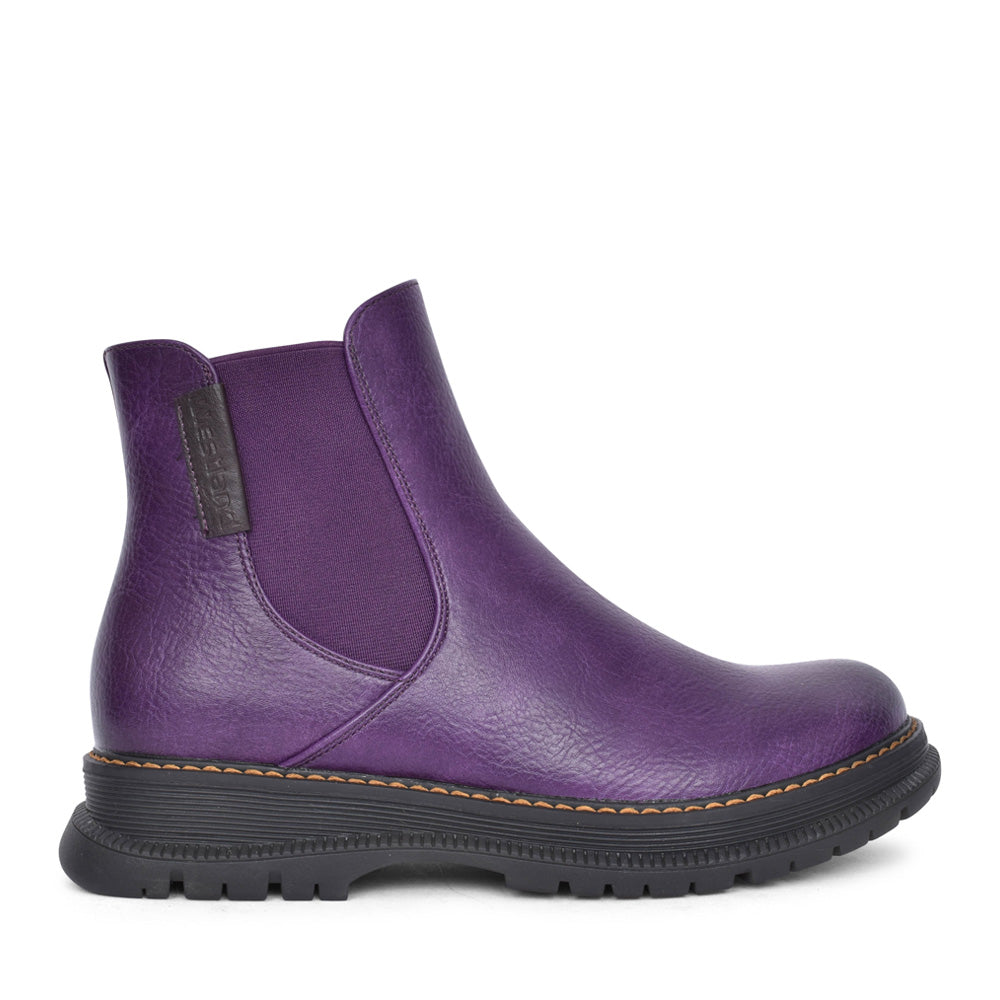 Ladies 769522 Peyton 02 Laced Ankle Boot In Purple