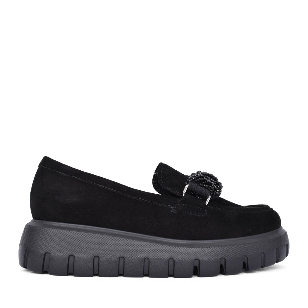 Ladies 55.301 Tissue Slip-on Shoe In Black