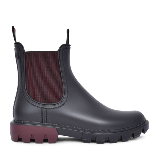Ladies W10317 Ankle Boot In Burgandy