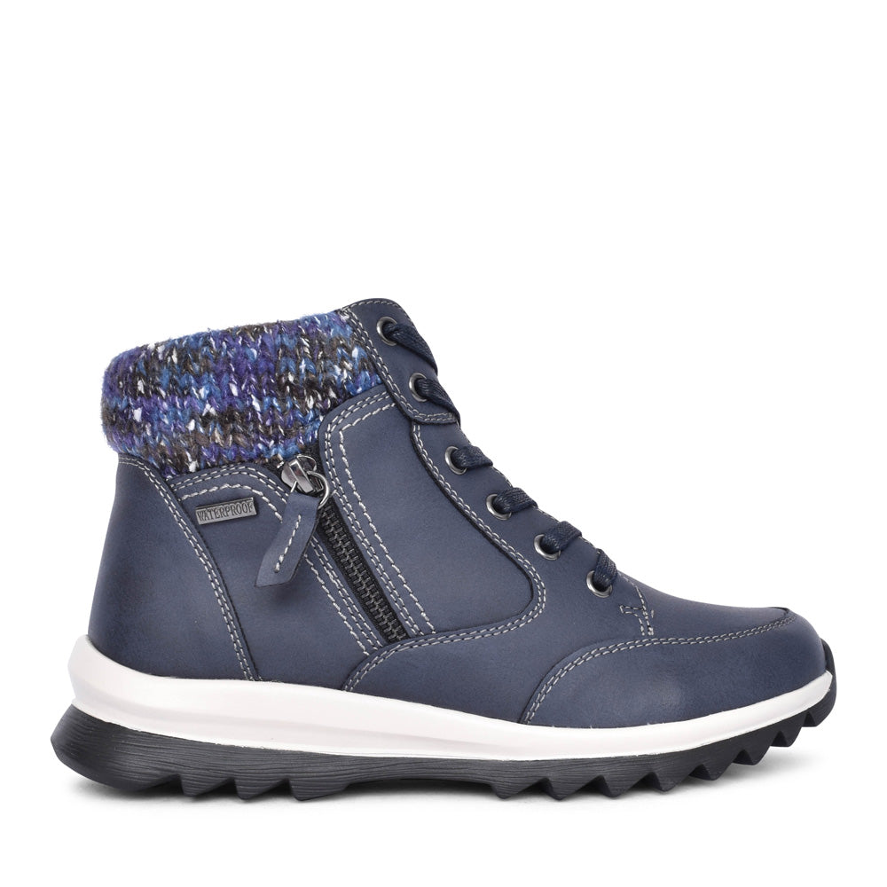 Ladies Buttermere Glb115 Laced Ankle Boot In Navy