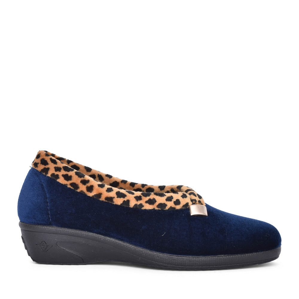 Ladies Paloma Kla005 Slipper In Navy