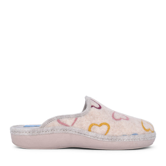 Ladies Love Kls130 Mule Slipper In Beige
