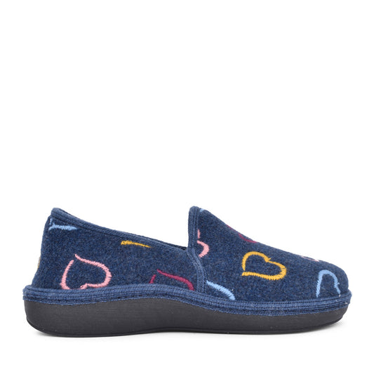 Ladies Joyful Kls134 Slipper In Navy