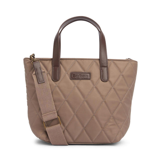 Ladies Lba0431 Mini Quilted Tote Bag In Sand
