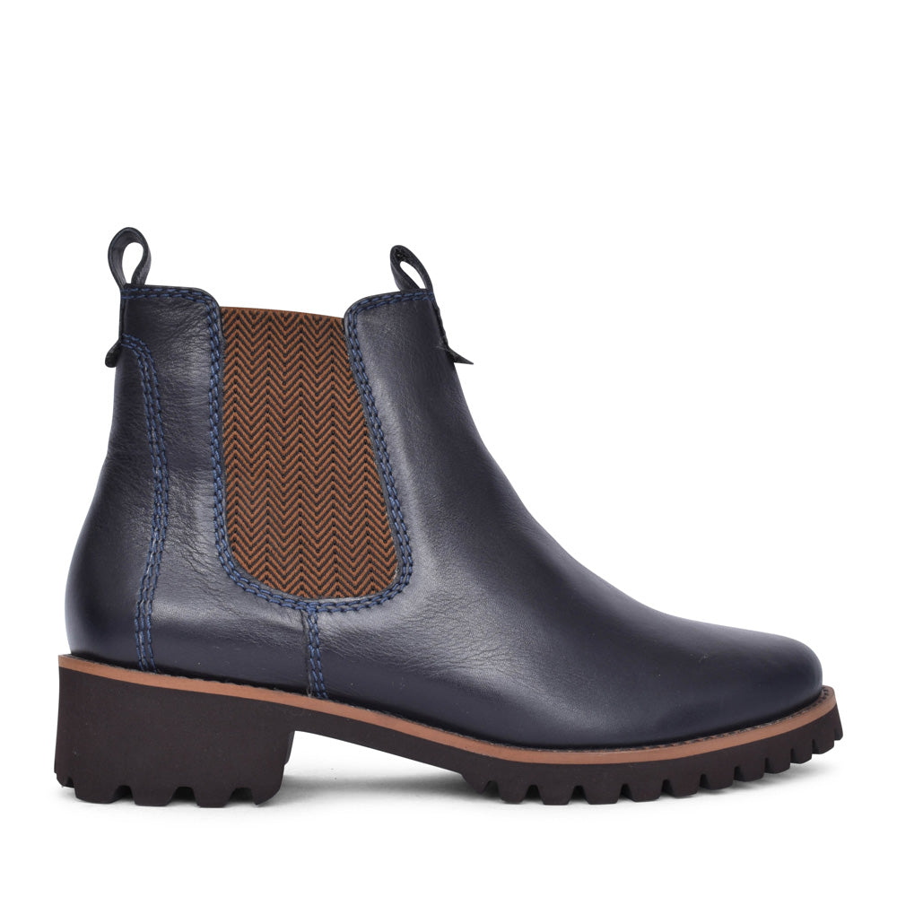 Ladies 12-31227 Kent Chelsea Boot In Navy