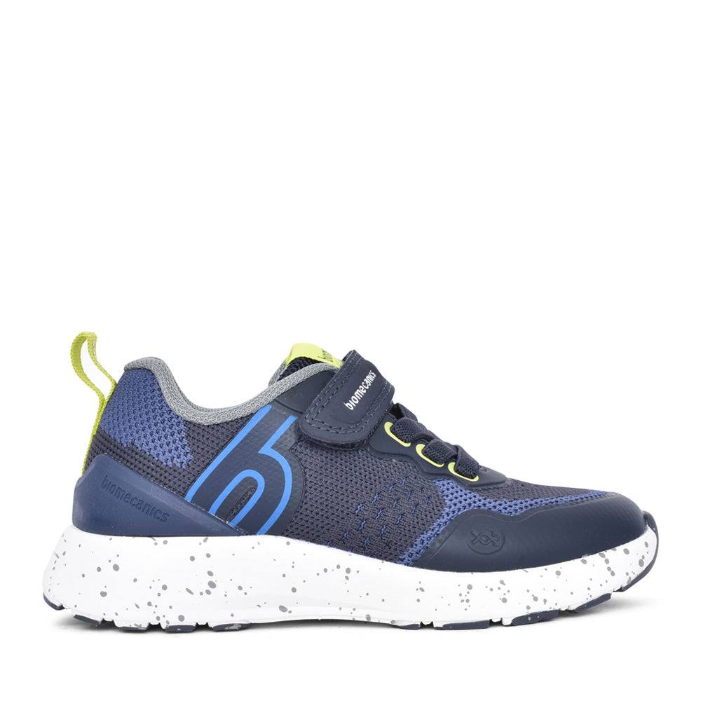 Boys 241271 Laced Trainer In Navy