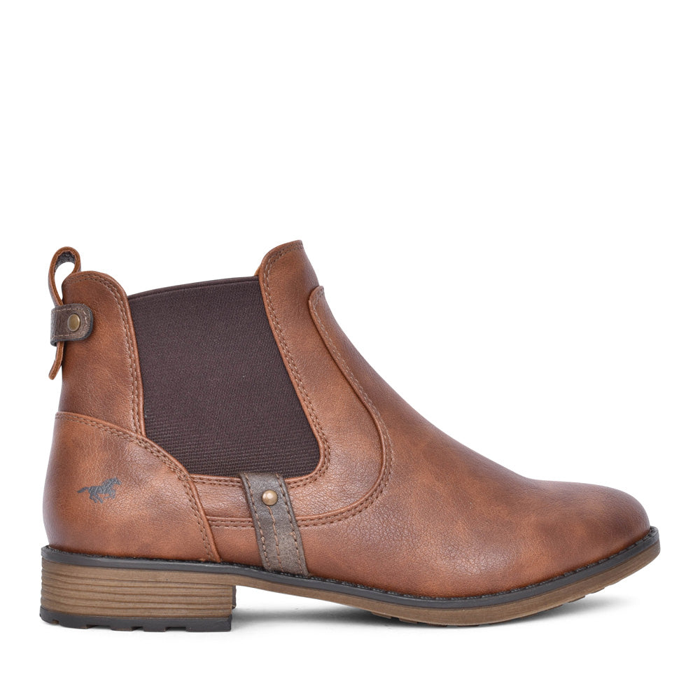 Ladies 1265522 Chelsea Ankle Boot In Cognac