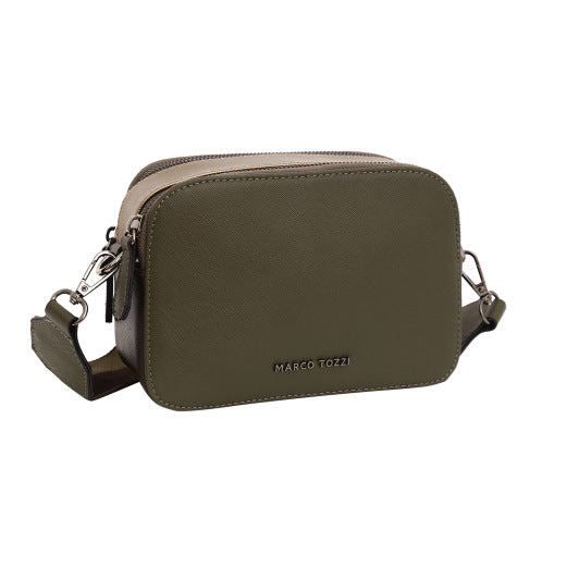 Ladies 2-61014 Cross Body Bag In Khaki