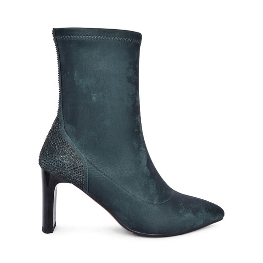 Ladies Fall To Pieces Calf Boot In Green