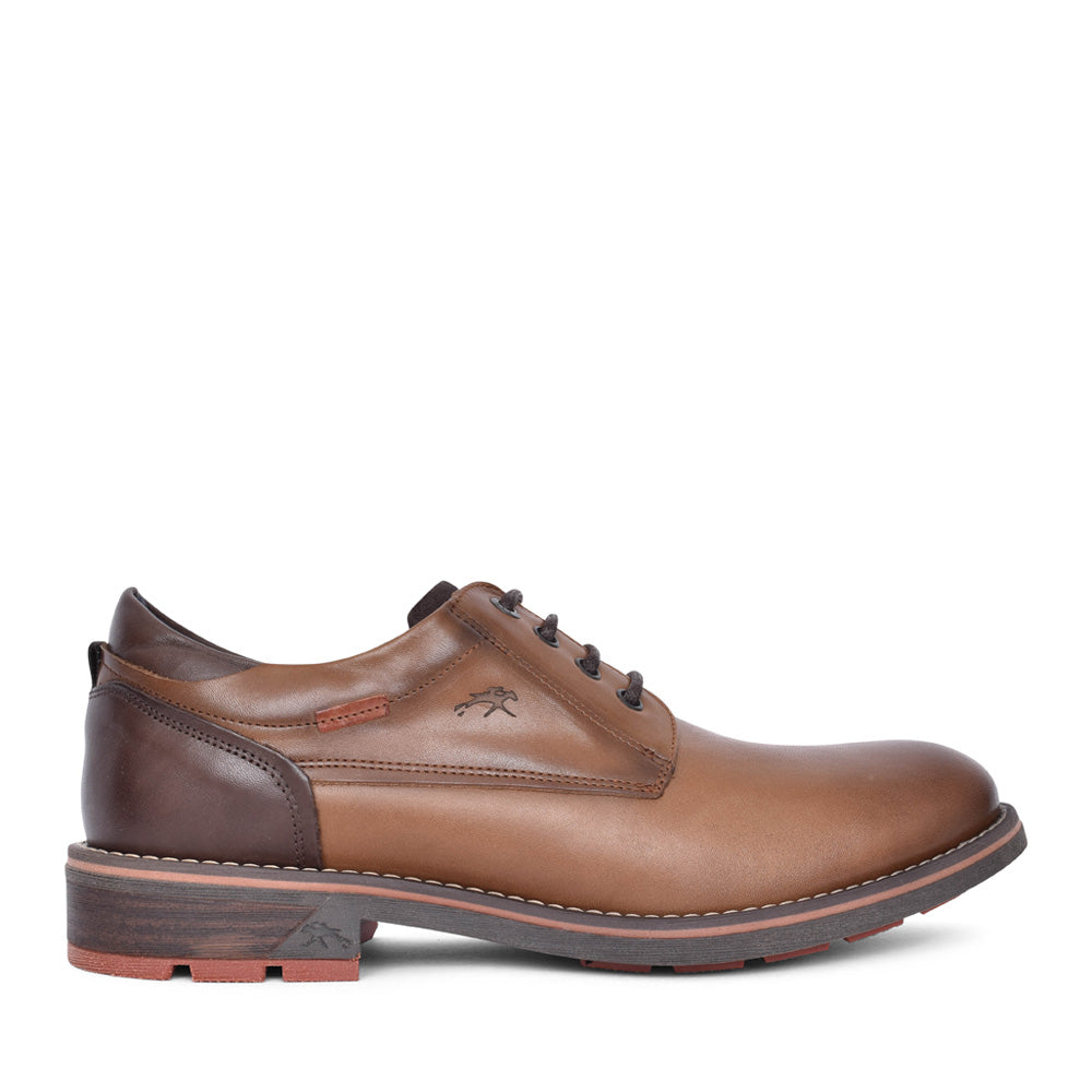 Mens F1340 Terry Laced Shoe In Camel