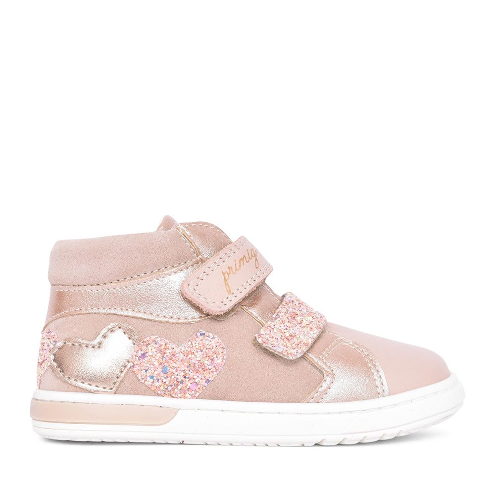 Girls 6904500 Velcro Ankle Boot In Pink