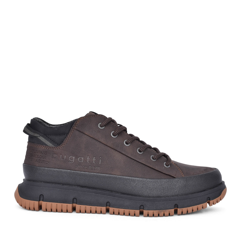 Mens Ac238 Samper Laced Trainer In Brown