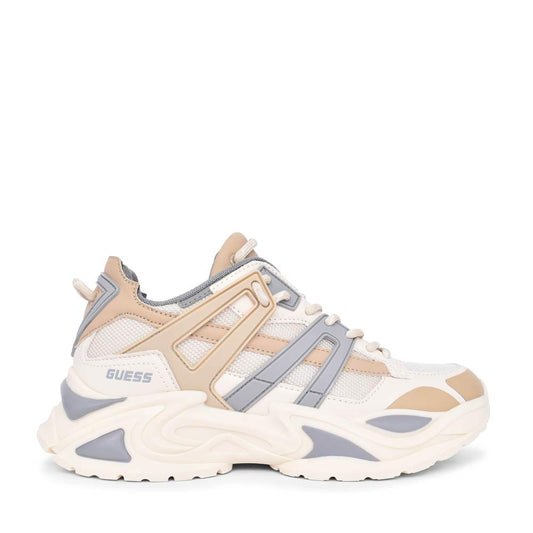 Ladies Fltbel Belluna Laced Trainer In Nude