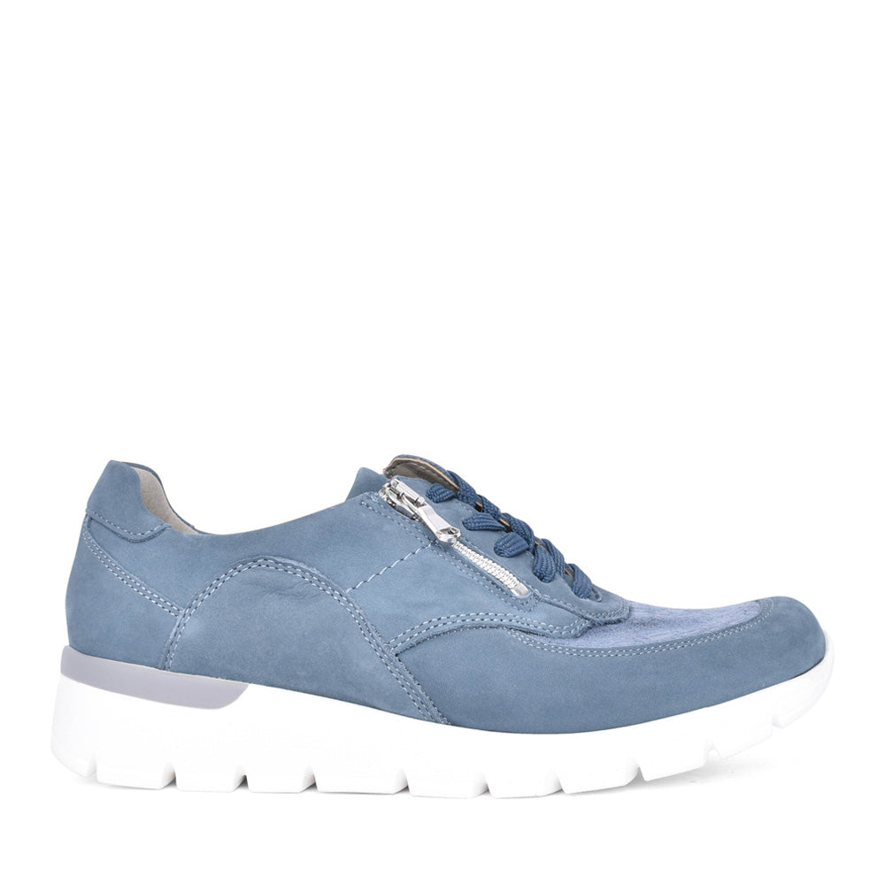 Ladies 626k02 K-ramona Laced Trainer In Denim