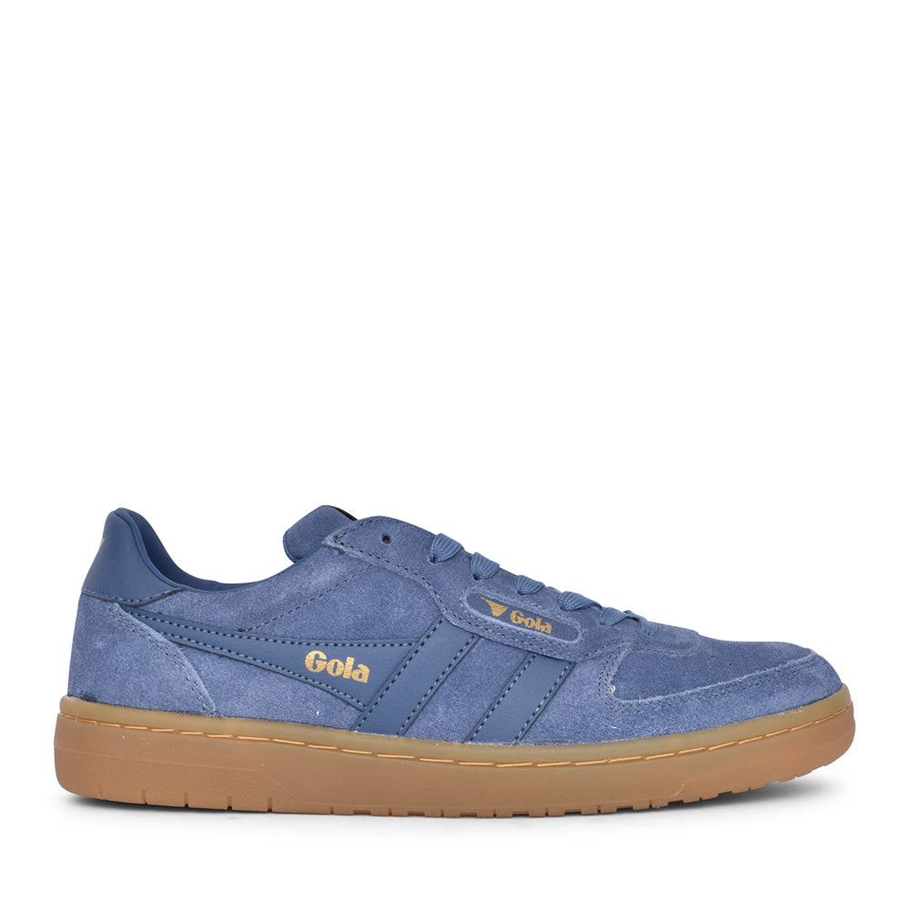 Ladies Hawk Clb571 Laced Trainer In Denim