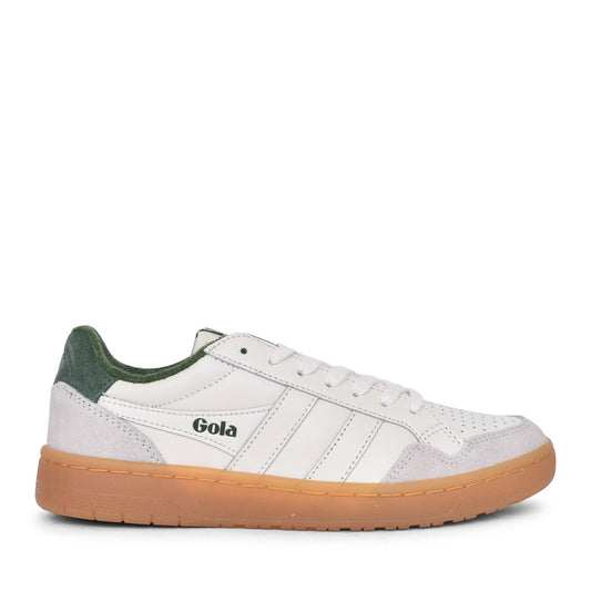 Ladies Eagle Clb572 Laced Trainer In Off White