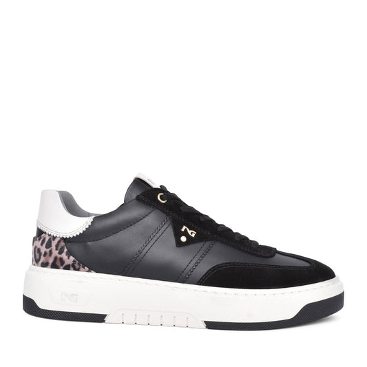 Ladies I411645d Lace Trainer In Black