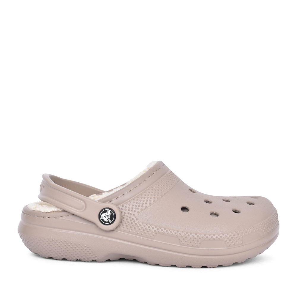 Unisex 203591 Classic Fuzz-lined Clog In Mushroom