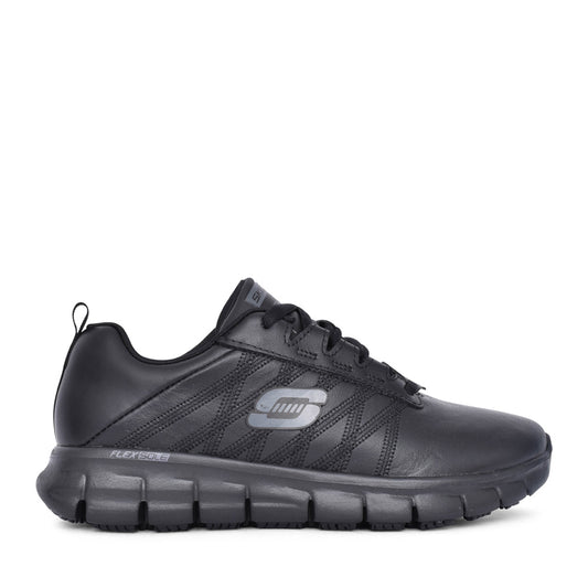 Ladies Workwear 76576ec Sure Track Laced Trainer In Black