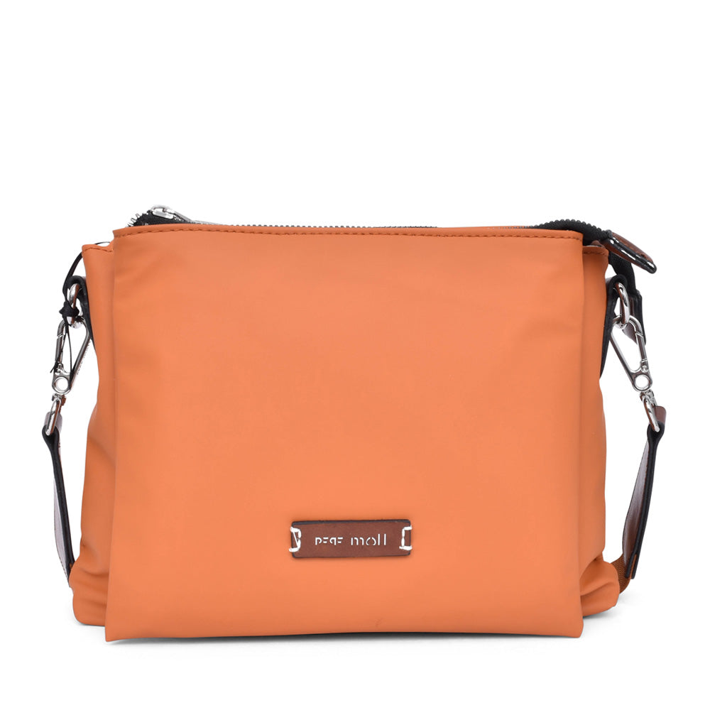 Ladies 242292 Cross Body Bag In Orange