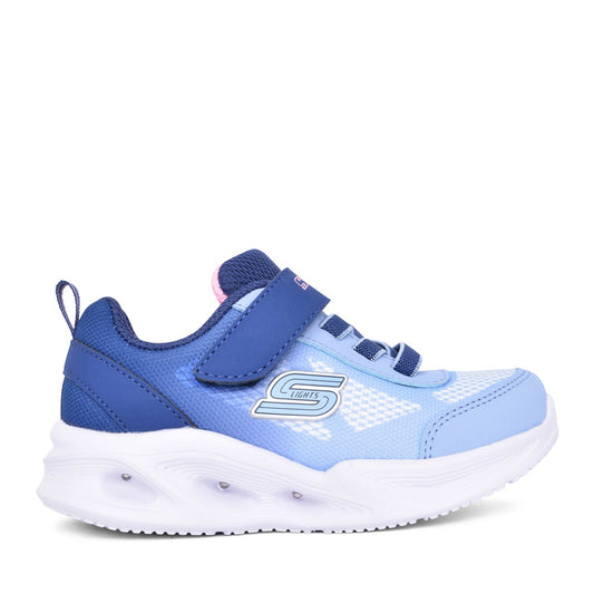 Girls 303714n Sola Glow Ombre Deluxe Trainer In Light Blue