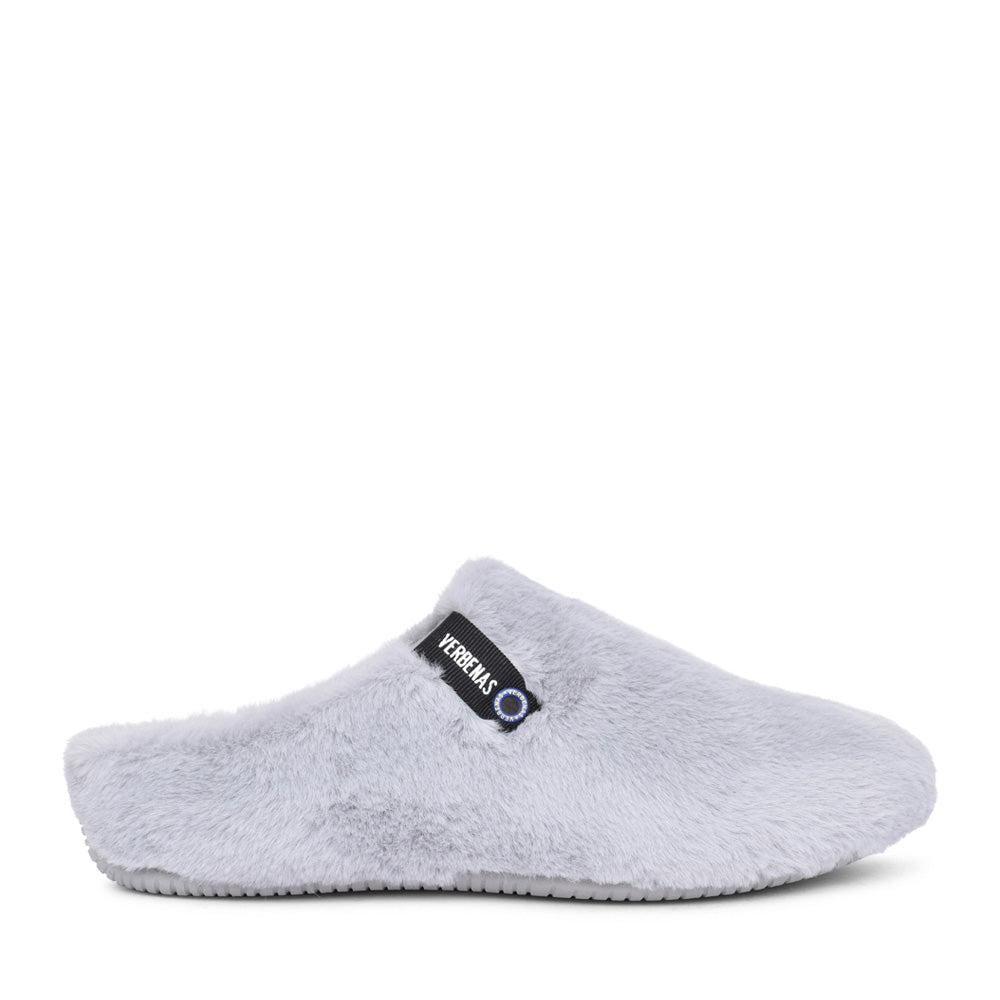 Ladies York Groseto Mule Slipper In Grey