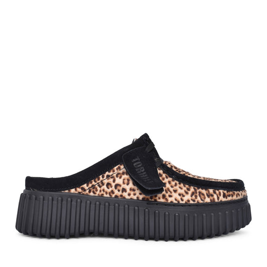 Ladies Torhill D-fit Mule In Leopard