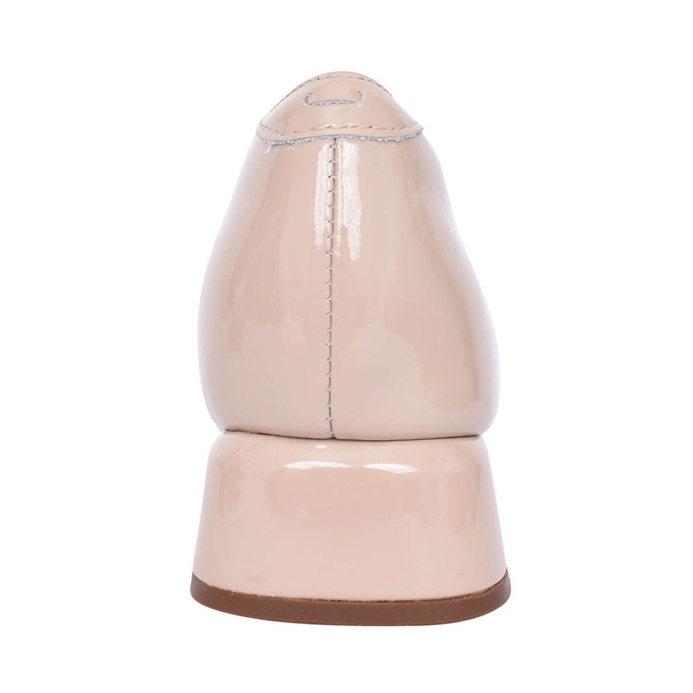 Ladies Daiss30 Shine D-fit Low Heel Shoe In Sand