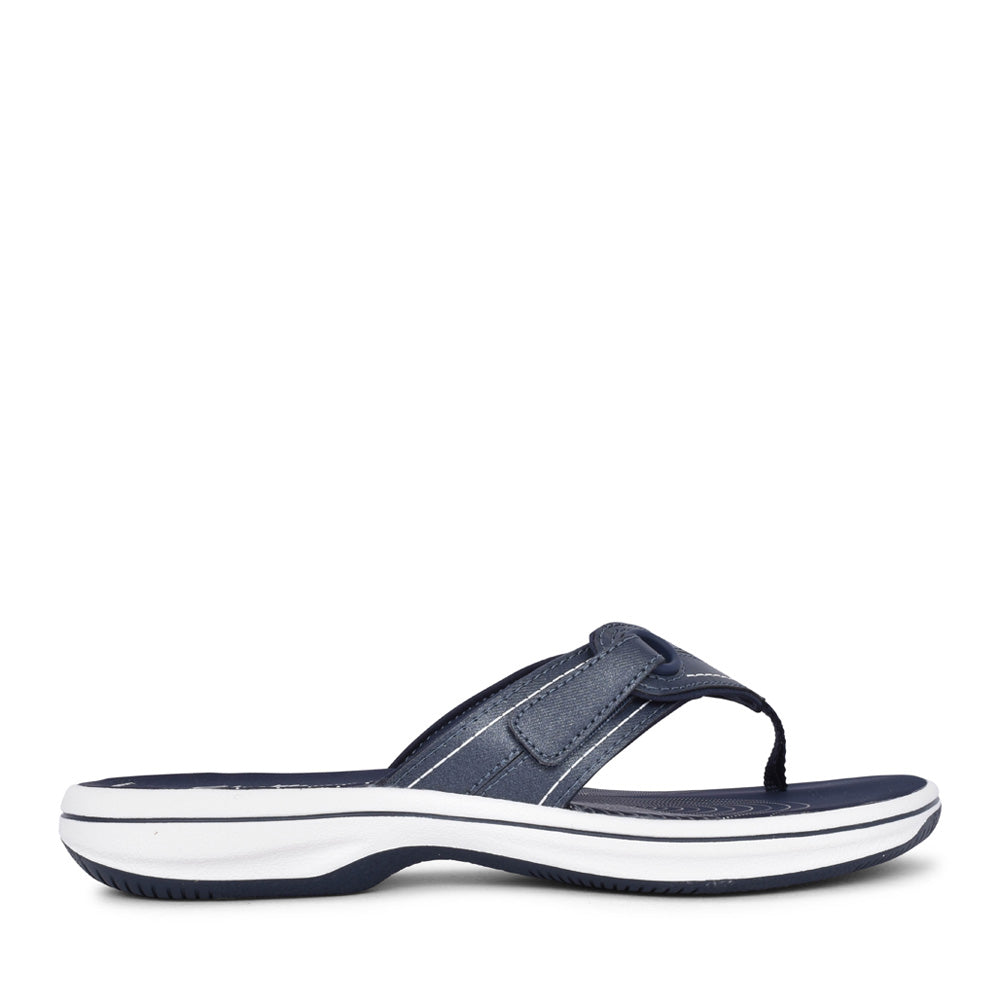 Ladies Brinkley Reyn D-fit Toe Post Sandal In Navy