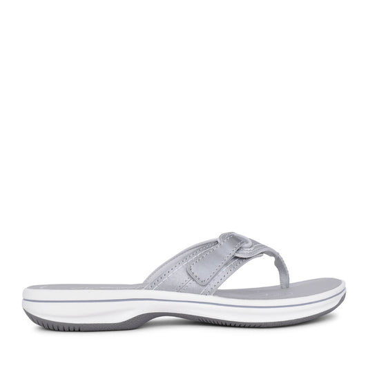 Ladies Brinkley Reyn D-fit Toe Post Sandal In Silver