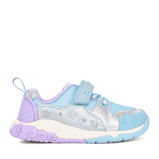 Girls Tidal Shell T Light Blue Combi Trainer In Kids G Fit