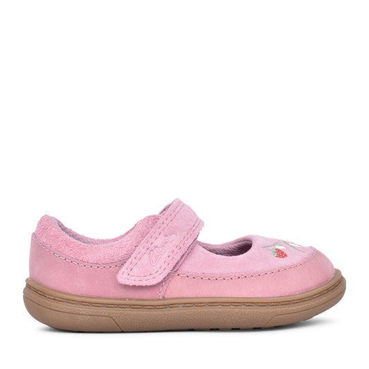 Girls Flash Berry T Dusty Pink Mary Jane Shoe In Kids G Fit
