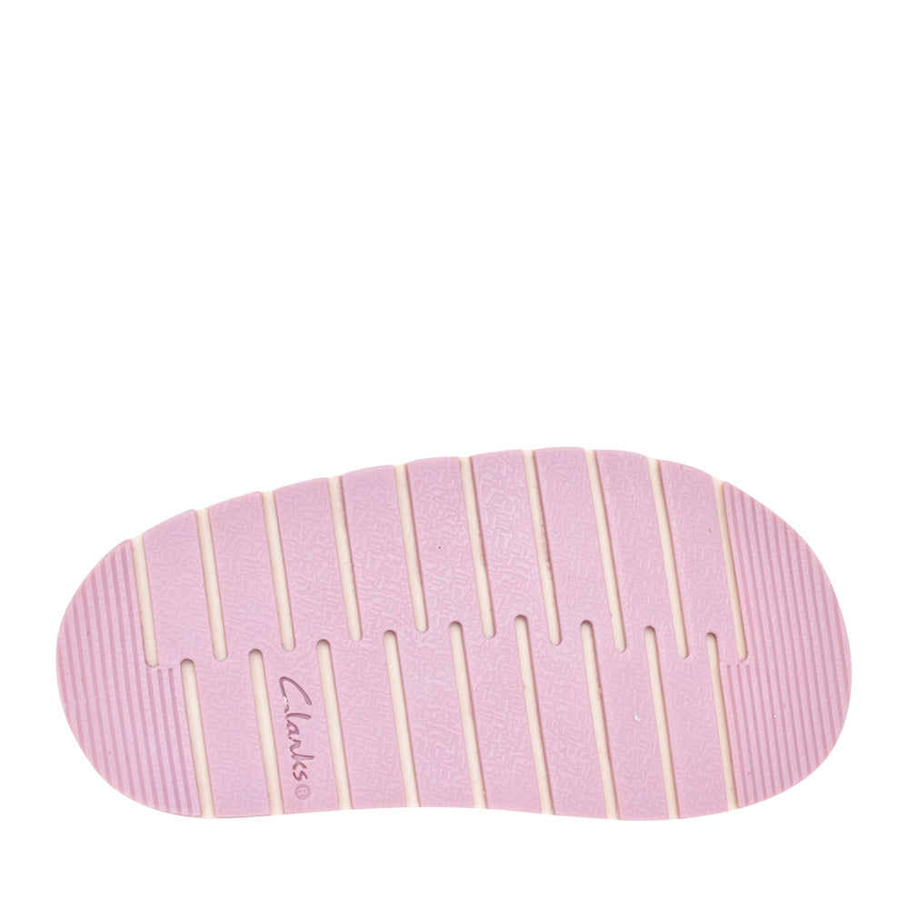 Girls Joyful Skip T Pink Patent T-bar Shoe In Kids F Fit